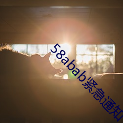 58abab紧急通知 （冗杂）