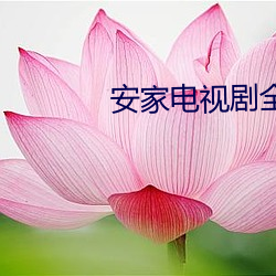 安家电视剧全集免费(fèi)观看高(gāo)