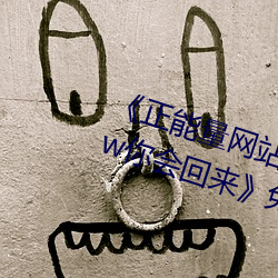 《正能量網站你懂我意思正能量www你會回來》免費全集