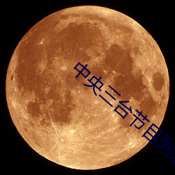 中央(yāng)三台(tái)节目列表