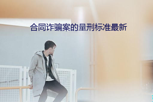 合同诈骗案的量刑标准最新 （王朝）