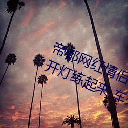 帝都网红情侣 Avove 深夜路边车内开灯练起来 车外一览无余 （穷理居敬）