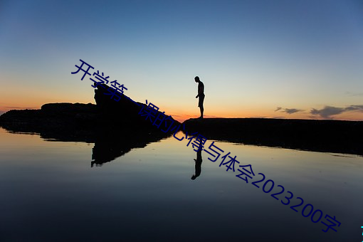 开学(學)第一课的心(心)得与(與)体会2023200字