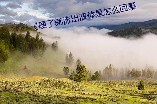 《硬了就流出液体是怎么回事