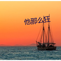 他那么狂