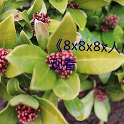 《8x8x8x人成(成)免(免)费观》韩(韓)剧(劇)在(在)线观看(看)