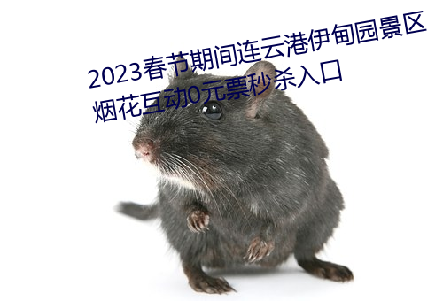 2023春节期间连云港伊甸园景区烟花互动0元票秒杀入口 （探头探脑）