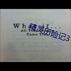 精(精)灵历险记3