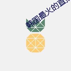 韩国最火的直播平台有哪些
