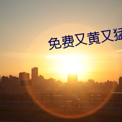 免费又黄又猛(měng)又爽大片