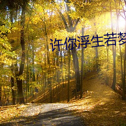 许你(nǐ)浮生(shēng)若梦