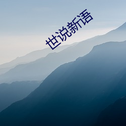 世说新语 （等而上之）
