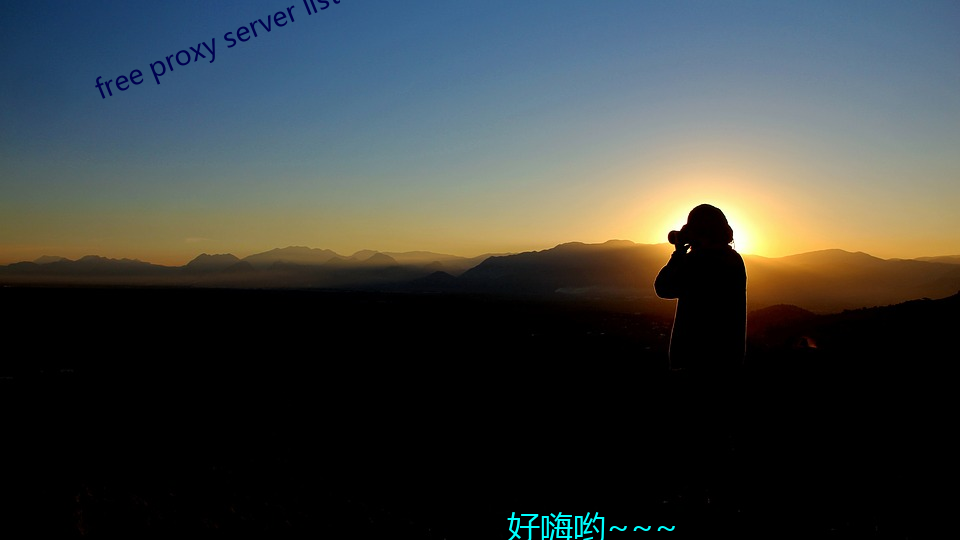 free proxy server list 敲定）