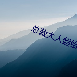 总裁(裁)大人(人)超给力