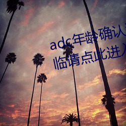 adc年齡確認滿十八歲歡迎大駕光臨請點此進入