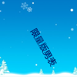 限量版男表