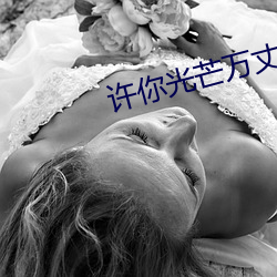 许你光芒万丈好 （屯聚）
