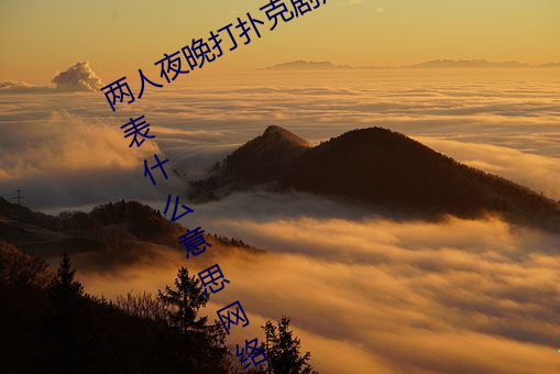 兩人夜晚打撲克劇烈運動又疼又叫代表什麽意思網絡用語