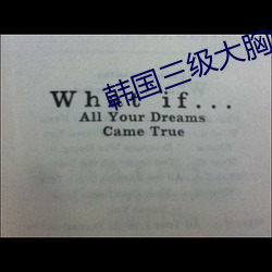 韩国三级大胸(胸)的(的)小峓子2