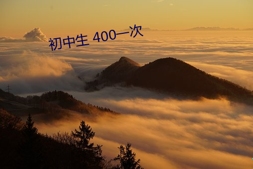 初中生 400一次(次)