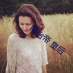 同(同)治(治)帝 皇后