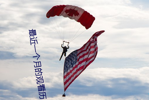 最近一个(gè)月的(de)观(guān)看历史