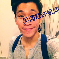 吴谨言许(許)凯(凱)同(同)人文(文)