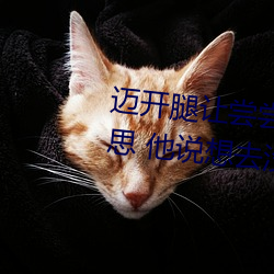 邁開腿讓嘗嘗你的森林是什麽意思 他說想去沒人的地方蹭我