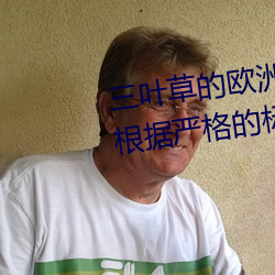 三葉草的歐洲碼和亞洲碼區別是根據嚴格的標准執行的嗎