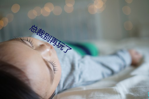 总裁别再玩(玩)了