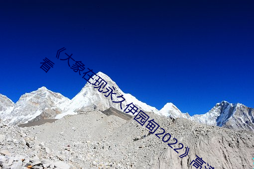 《大(大)象在现永久伊园甸2022》高清在线(線)观看(看)