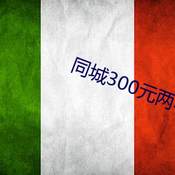 同城300元两小时 （年表）