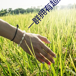 һ群拥г(cho)能力的小朋友