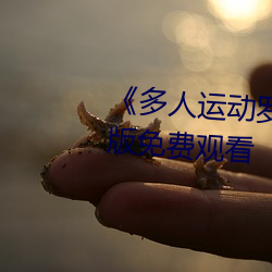 《多人运(運)动罗志祥5g视频》完整版免(免)费观看