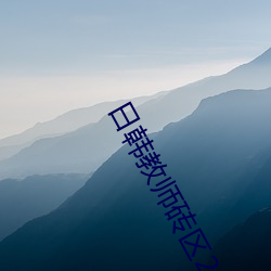 日韩教师砖区2021