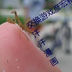 交换游戏彦宏和世茵免费漫画在线阅读汗汗漫画