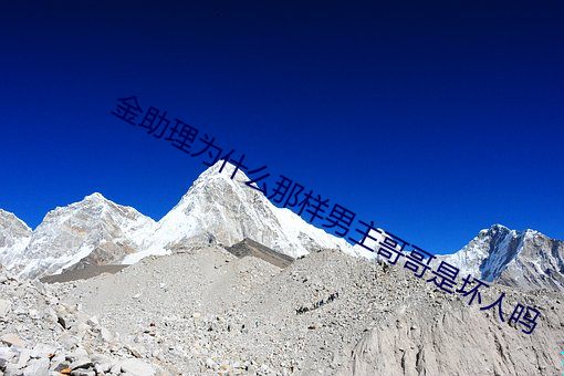 金助理为(wèi)什么那样男主(zhǔ)哥哥是坏(huài)人吗
