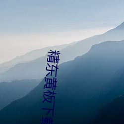 精东黄板(bǎn)下(xià)载