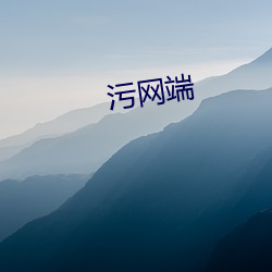 污(wū)网端