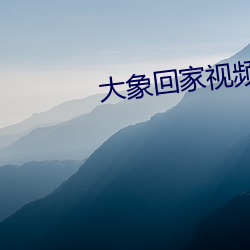 大象(象)回家视(視)频区一区二