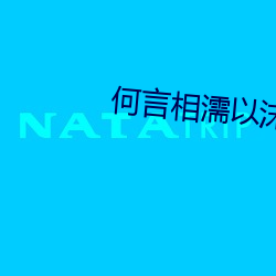 何言相濡以沫