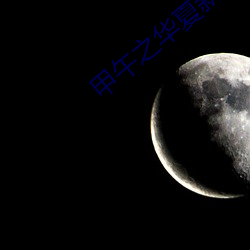 甲午之华夏新史 （扁担星）