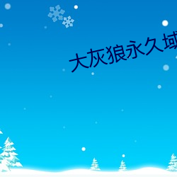 大灰狼永久域(域)收藏地址