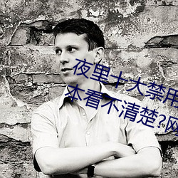 夜里十大禁用黄台软件app网传根本看不清楚?网友表示:1080p