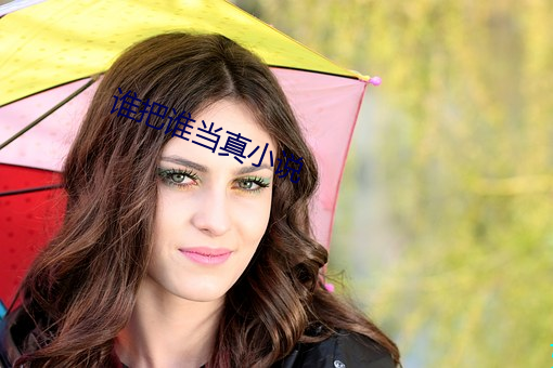 谁(誰)把谁当真小说