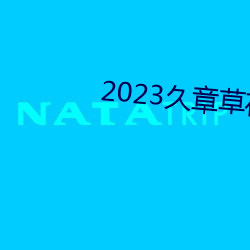 2023久章草在線視頻播放