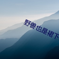 野兽也是裙下(下)臣(臣)
