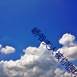 峤爷夫人被你惯坏了 （血沉）