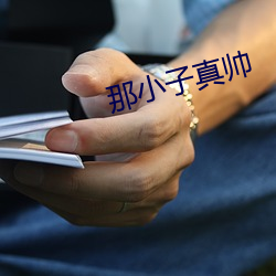 那小子真帥
