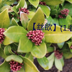 【丝欲】(1.欲)